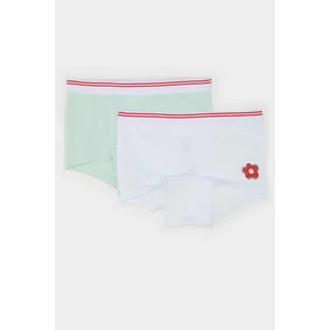 Kız Çocuk Çiçekli 2'li Boxer E7077A825SP