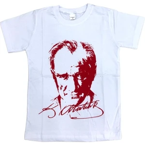 Atatürk Kısa Kollu Penye Süper Tişört 23 Nisan 29 Ekim Atatürk 10 Kasım