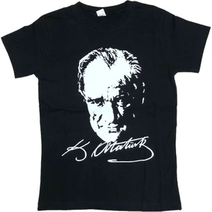 Atatürk Kısa Kollu Penye Süper Tişört 23 Nisan 29 Ekim Atatürk 10 Kasım