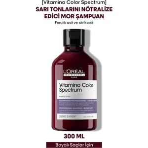L'Oréal Professionnel Vitamino Color Spectrum Sarı Saçlar İçin Mor Şampuan 300 ml