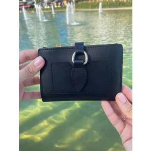 Z&m Collection Çıtçıt Kapamalı Dış Kısmında Küçük Bölmesi Olan Tokalı Renkli Kadın Cüzdanı