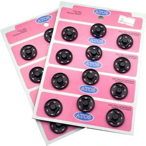 21 mm Çıt Çıt 12 Adet ( Siyah)