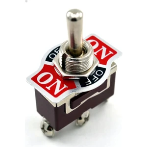 Toggle Switch 1-0-2 Metal Anahtar 3 Pin 12V-220V Toggle Switch