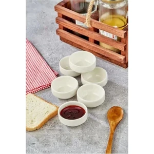 Porselen Reçellik 6 cm 6 Lı