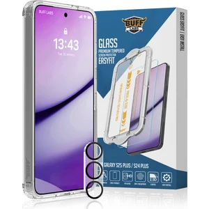 Buff  Samsung Galaxy S25 Plus Avantaj Paket - Şeffaf Kılıf + Ekran Koruyucu + Lens Koruyucu