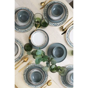 Green Frame Yemek Takımı 24 Parça 6 Kişilik 21635-36