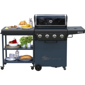 Sahara X475 Klasik Lpg'li Barbekü - Gri Mavi