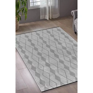 Troy Yıkanabilir Kaydırmaz, Pamuk Dokuma, Premium Kalite Salon&mutfak&yemek Odası Kilimi TY106-A.GRI