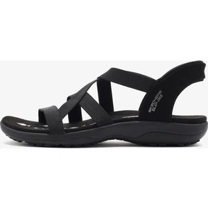 Reggae Slim - Stretch Flex Kadın Siyah Sandalet 163460 Bbk