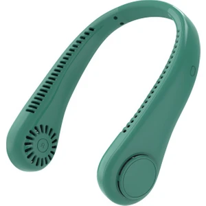 Yeni Asılı Boyun Fanı Taşınabilir Sessiz Turbo Boyun Boyun Yapraksız Mini Rüzgar (Yurt Dışından)