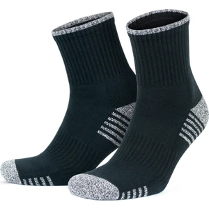 2'li Penye Pamuklu Taban Altı Havlulu Dikişsiz Renkli Fitilli Kadın ve Erkek Spor Çorabı 3502