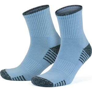 2'li Penye Pamuklu Taban Altı Havlulu Dikişsiz Renkli Fitilli Kadın ve Erkek Spor Çorabı 3502