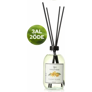 Vivaldi Home Ylang Ylang Çubuklu Oda Kokusu Esansiyel Uçucu Yağ 100 ml Cam Şişe ile Ferahlatıcı Koku
