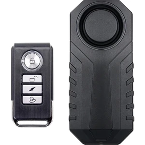 Motosiklet Alarmı Uzaktan Kumandalı 113DB Bisiklet Su Geçirmez, Sos Fonksiyonu, 7 Seviye Hassasiyet