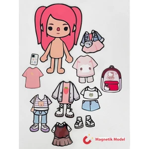 Toca Boca Manyetik Giydirme Seti2