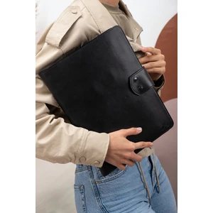 Dk Leather Kahverengi Pu Deri Laptop Macbook Laptop Organizeri 13, 13.3, 13.6 Inch M1 M2 M3 Laptop Pro Air Organizer Kılıf Evrak Çantası