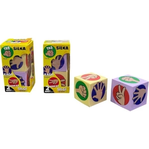 Taş Kağıt Makas Oyunu Temalı Silgi (1paket 2 Silgi) (ART.1039)