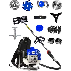 Italia 543 Lb Turbo 10 In 1 Sırt Tipi Ot Çim Biçme Tırpanı + Toprak Eşeleme+ Akrobat Çapa Aparatı