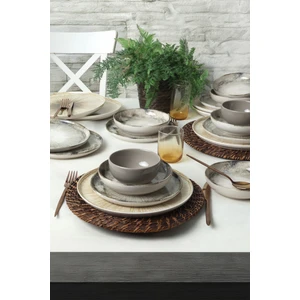 Brown Wave Yemek Takımı 24 Parça 6 Kişilik 21976-77-78