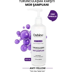 Oshine Professional Silver Mor Şampuan 500 ml