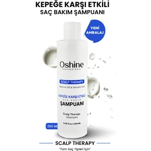 Oshine Professional Kepek ve E.gzamaya Karşı Etkili Şampuan, Anti Dandruff Shampoo, 250 ml