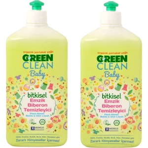 Green Clean Bitkisel Emzik Biberon ve Oyuncak Temizleyici 500 ml 2'li