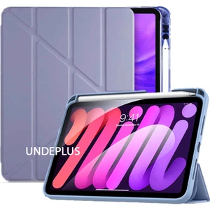 Apple iPad Mini 7 Mini 6 Kılıf Kalem Bölmeli Trifolding Case 2021-2024