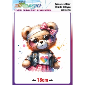 F17 Ajans Ütü ile Yapışan Tekstil Transfer Baskı