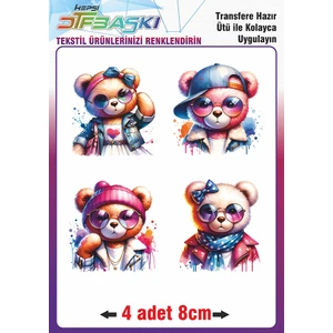 F17 Ajans Ütü ile Yapışan Tekstil Transfer Baskı