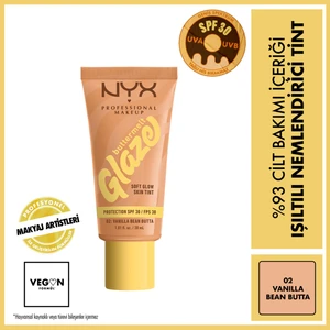 Nyx Professional Makeup Buttermelt Glaze Işıltılı Nemlendirici Tint - 02 Vanilla Bean Butta