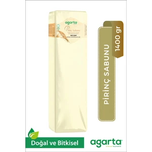 Doğal El Yapımı Pirinç Sabunu Bitkisel Özlerle 1400 Gr Cilt Bakımına Uygun
