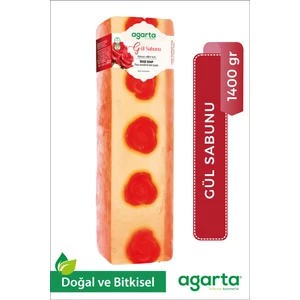 Doğal 1400 Gr El Yapımı Gül Sabun Blok