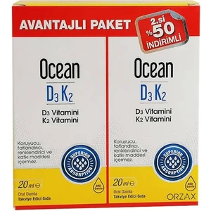 Ocean D3K2 20 ml 2'li Avantaj Paketi