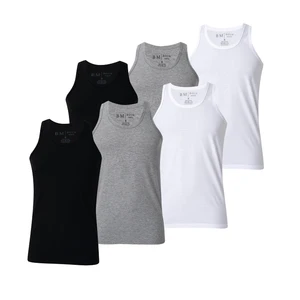 BOUN MARCHE Erkek Atlet Premium 6'lı Kutu Penye Süprem %100 Pamuk