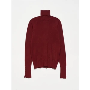 1268 Balıkçı Yaka Kolu Droplu Kazak