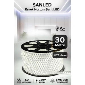 Hortum Esnek Şerit LED  Beyaz Işık + 220V FIŞ/1,2,3,4,5,10,15,20,25,50,100 Metre