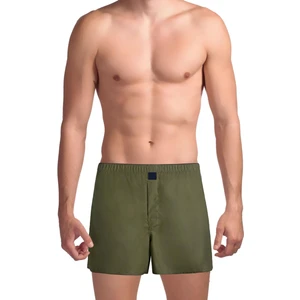 The DON Poplin Erkek Boxer Haki Yeşili