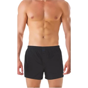 The DON Poplin Erkek Boxer Siyah Renk