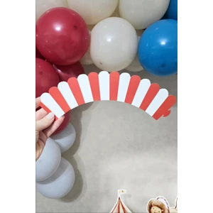 Sirk Konsept Cupcake Sargısı 10'lu