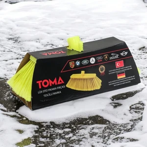 Toma Lüx Oto Yıkama  Fırçası Floresan Kıl Hortum Girişli Araba Yıkama Fırçası 20 cm