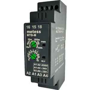 Mtd-M Multizaman Rölesi 1 Sn - 100 Saat Zaman Ayarı 5A 250V AC Kullanım İçin