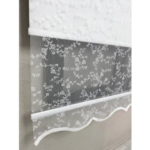 Bbb Blackout Işık Geçirmez Çift Mekanizmalı Tül Stor Perde Beyaz TS4003BL