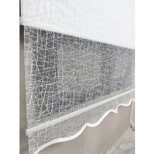 Bbb Blackout Işık Geçirmez Çift Mekanizmalı Tül Stor Perde Beyaz TS1084BL