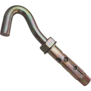 Çelik Dübel Gömlekli Açık Ağız Kanca M10 Dübel