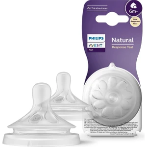 Philips Avent Natural Response 2'li Biberon Emziği, 6 Numara, 6+ Ay, SCY966/02