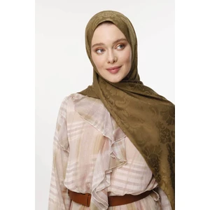 Valor Scarf  Brokar Desen Şal Asker Yeşili