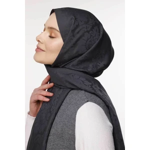 Valor Scarf  Brokar Desen Şal Antrasit