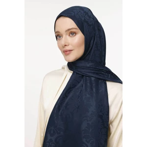Valor Scarf  Brokar Desen Şal Akşam Mavi