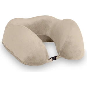 Moda Home Bedding Visco Ortopedik Seyahat Yastığı-Visco Yastık,çıkarılabilir Kılıf, Lüks Seyahat Yastığı Bej
