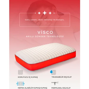 Moda Home Bedding Visco Bubbli Tombik Yastık PEMBE,  Visco yastık, Ortopedik yastık